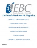 Actividad 2 - Operaciones con conjuntos