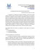 LA ORGANIZACIÓN COMO FASE DEL PROCESO ADMINISTRATIVO Un lugar para cada cosa y cada cosa en su lugar