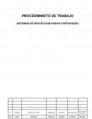 PROCEDIMINETO DE TRABAJO SISTEMAS DE PROTECCION PASIVA CORTAFUEGO