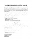 Rendimiento en cajas