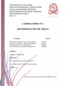 LABORATORIO Nº 3 DETERMINACIÓN DE ÁREAS