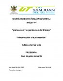 Planeación y organización del trabajo. Introducción a la planeación