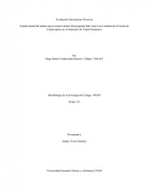 Evaluación Nacional por Proyecto. Página 1