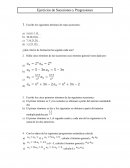 Ejercicios de Sucesiones y Progresiones