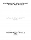 EVALUACION INSTITUCIONAL