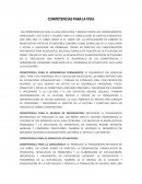 COMPETENCIAS PARA LA VIDA ENSAYO