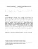 Factores que influyen en la conducta delictiva de adolescentes internos en CAIJE