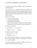 ESFUERZOS COMBINADOS Y DEFORMACIONES