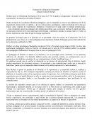 Posturas de la Educación Humanista Johann Friedrich Herbart