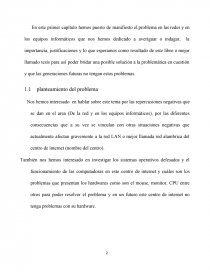 Problemas en los sistemas operativos y en la redes lan en el centro de internet ariel. Página 1