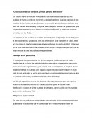 Clasificación de las verduras y frutas para su exhibición