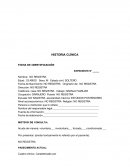 HISTORIA CLÍNICA FICHA DE IDENTIFICACIÓN