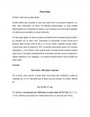 El Peso “ideal” para la talla Adulta.