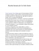 Rezeña Un solo sentir