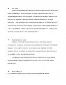 Se muestran los resultados de las pruebas del laboratorio sobre preparación de muestras y ensayo de compactación: proctor modificado