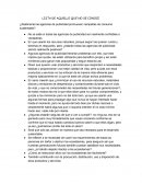 LISTA DE AQUELLO QUE NO SE CONOCE