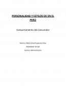 PERSONALIDAD Y ESTILOS DE EN EL PERÚ