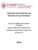 DERECHOS ANTIDUMPING VRS MEDIDAS DE SALVAGUARDIA