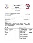 DEPARTAMENTO DE LETRAS Y LENGUAS PLAN DE CLASE