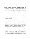 Mecanismo de participación ciudadana