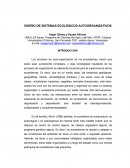 DISEÑO DE SISTEMAS ECOLÓGICOS AUTOORGANIZATIVOS