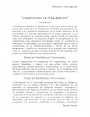 Competencias en el bachillerato. Presentación