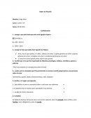 Deber de filosofía Cuestionario