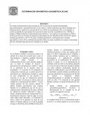 DETERMINACIÓN GRAVIMÉTRICA-GASOMÉTRICA DE ZINC