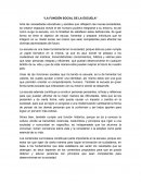 LA FUNCION SOCIAL DE LA ESCUELA