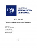 Tarea Virtual 2 ADMINISTRACIÓN DE RECURSOS HUMANOS