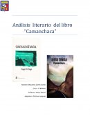 Análisis literario del libro “Camanchaca”