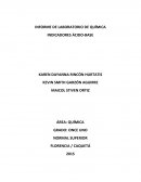 INFORME DE LABORATORIO DE QUÍMICA INDICADORES ÁCIDO-BASE