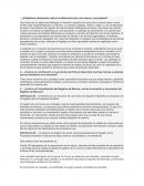 ¿Establezca claramente cuál es la diferencia entre una marca y una patente?