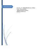 Reflexiones sobre “Los 7 hábitos de la gente altamente efectiva”