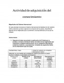 Actividad de adquisición del conocimiento. Magnitudes del Sistema Internacional