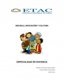 Escuela, Cultura y sociedad