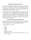 Búsqueda de información en internet