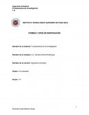 FORMAS Y TIPOS DE INVESTIGACIÓN