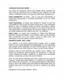 LIDERAZGO SEGÚN MAX WEBER