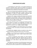 Administracion por valores. Fases de la Administración por valores