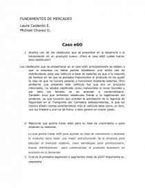 CASO EGO FUNDAMENTOS DE MARKETING. Página 1