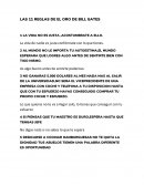 LAS 11 REGLAS DE EL ORO DE BILL GATES