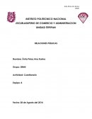 Relaciones P. antecedentes