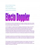 Física y su matemática. Efecto Doppler