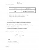 Cálculos de deshidratación