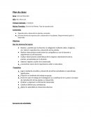 Plan de clases