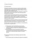 Fuentes de financiamiento