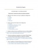 Cuestionario Obligaciones 1 -2 (Derecho)