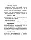 MOMENTOS DE UN RECORRIDO