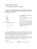 Operaciones con vectores y sus propiedades